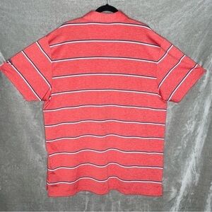 Callaway OptiDri Striped Quarter-Button Golf Polo Shirt Blue White Plus Size 1X